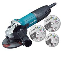 Esmerilhadeira Angular 4.1/2" C/ 3 Discos GA4530 220V720W Makita Esmerilhadeira Angular 4.1/2" C/ 3 Discos GA4530 220V720W Makita