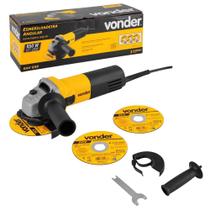 Esmerilhadeira Angular 4.1/2 POL 650W EAV 650 Com Disco 110V VONDER Esmerilhadeira Angular 4.1/2 POL 650W EAV 650 Com Disco 110V VONDER