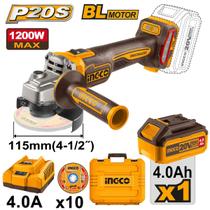 Esmerilhadeira Angular 4.1/2 Pol Bateria 20V P20S INGCO
