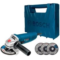 Esmerilhadeira Angular 4,1/2POL 850W 127V com 3 Discos e Maleta 1377 BOSCH