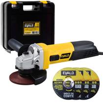 Esmerilhadeira Angular 5 POL 1200W com 3 Discos e Maleta EEA-1200 EVALD