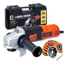 Esmerilhadeira Angular 820w Com Maleta G720 B&d 220v