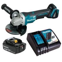 Esmerilhadeira Angular A Bateria 18v 5ah Makita Dga505z Com Carregador Rápido Bivolt Esmerilhadeira Angular A Bateria 18v 5ah Makita Dga505z Com Carregador Rápido Bivolt