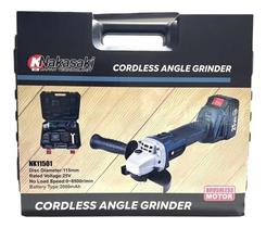 Esmerilhadeira Angular A Bateria 25v Brushless Nakasaki Esmerilhadeira Angular A Bateria 25v Brushless Nakasaki