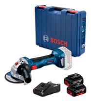Esmerilhadeira Angular À Bateria Profissional Bosch Gws 180-li Brushless 18v 700w Com 2 Baterias Esmerilhadeira Angular À Bateria Profissional Bosch Gws 180-li Brushless 18v 700w Com 2 Baterias