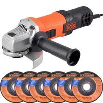 Esmerilhadeira Angular Black+Decker G720X6D 920W 6 Discos 4-1/2" (115MM) 920W Esmerilhadeira Angular Black+Decker G720X6D 920W 6 Discos 4-1/2" (115MM) 920W