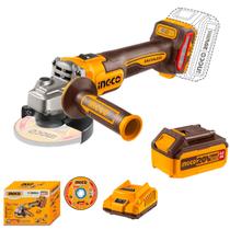 Esmerilhadeira Angular Brushless 4.1/2” 20V INGCO