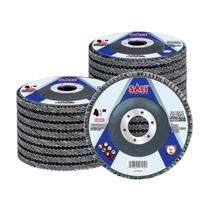 Esmerilhadeira angular Flap Disc Sali, pacote com 20, 40 grãos, 11,4 cm x 2,2 cm