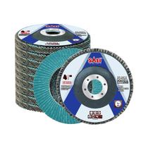Esmerilhadeira angular Flap Disc Sali Zirconia 120 Grit de 4,5 cm x 22 mm Esmerilhadeira angular Flap Disc Sali Zirconia 120 Grit de 4,5 cm x 22 mm