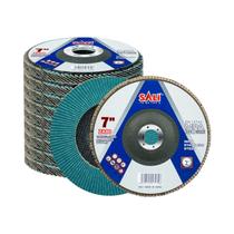 Esmerilhadeira angular Flap Disc Sali Zirconia 80 Grit de 7 polegadas e 8500 RPM