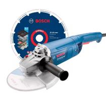 Esmerilhadeira Angular Gws 2200-230 220 Disco De Corte Bosch Esmerilhadeira Angular Gws 2200-230 220 Disco De Corte Bosch
