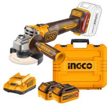 Esmerilhadeira Angular Ingco 4.1/2Pol 1000W 20V
