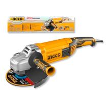 Esmerilhadeira Angular Ingco AG240082 180mm 220V 2400W M14 Para Corte e Desbaste Esmerilhadeira Angular Ingco AG240082 180mm 220V 2400W M14 Para Corte e Desbaste