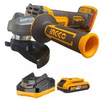 Esmerilhadeira Angular Ingco Gatilho 1 Bateria 1 Carregador