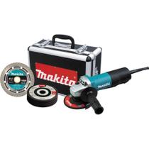 Esmerilhadeira angular Makita 9557PBX1 7,5A 4-1/2" com acessórios