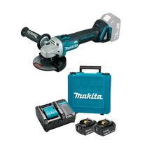 Esmerilhadeira Angular Makita DGA504Z 18V Brushless + Kit com Carregador e 2 Baterias 6Ah Esmerilhadeira Angular Makita DGA504Z 18V Brushless + Kit com Carregador e 2 Baterias 6Ah