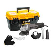 Esmerilhadeira Angular Profisional 1000W com Caixa Organizadora de Ferramentas Esmerilhadeira Angular Profisional 1000W com Caixa Organizadora de Ferramentas