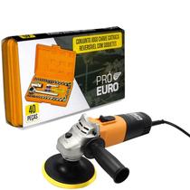 Esmerilhadeira angular profissional pró euro 720w 220v +jogo de chaves catraca - PRO EURO Esmerilhadeira angular profissional pró euro 720w 220v +jogo de chaves catraca - PRO EURO