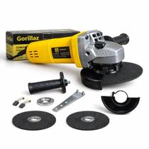 Esmerilhadeira Angular SW5 Amarela 4 1/2 780W C/ 2 Discos 220V Gorillaz Esmerilhadeira Angular SW5 Amarela 4 1/2 780W C/ 2 Discos 220V Gorillaz