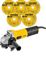 Esmerilhadeira Angular Vonder 4.1/2 750W Eav 754-220V+ 5 Dis Esmerilhadeira Angular Vonder 4.1/2 750W Eav 754-220V+ 5 Dis