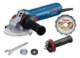 Esmerilhadeira Bosch 1200w Gws 12 125 S 220v + Disco Cortag