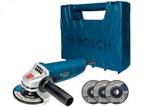 Esmerilhadeira Bosch 4 1/2” 850W GWS 850 - 3 Discos e Maleta