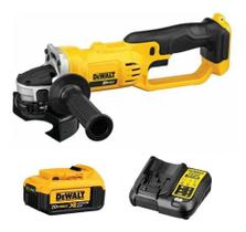 Esmerilhadeira Dcg412 C/ Bateria 20v 4ah + Carregador Dewalt