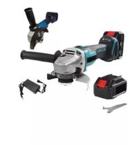 Esmerilhadeira Lixadeira 125 mm Com Bateria Recarregável 26v - IT-BLUE LE26V le-1817 Esmerilhadeira Lixadeira 125 mm Com Bateria Recarregável 26v - IT-BLUE LE26V le-1817