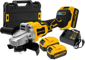 Esmerilhadeira Lixadeira Angular 2 Baterias 4000mah 21v 4.1/2 Com Maleta E Acessórios Geb-4000 Esmerilhadeira Lixadeira Angular 2 Baterias 4000mah 21v 4.1/2 Com Maleta E Acessórios Geb-4000