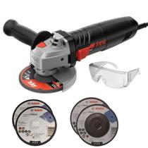 Esmerilhadeira Lixadeira Angular 4.1/2 700w 220v + Kits - Skil