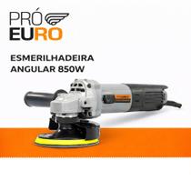 Esmerilhadeira Lixadeira Angular 850W 11.500 RPM Profissional 127V Corte de Madeira e Metal Pró Euro Esmerilhadeira Lixadeira Angular 850W 11.500 RPM Profissional 127V Corte de Madeira e Metal Pró Euro