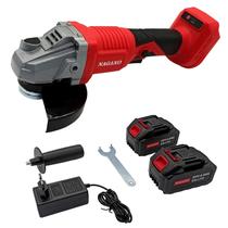 Esmerilhadeira Lixadeira Angular com 2 Baterias 20v 4.0ah 125mm Bivolt Sem Fio