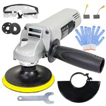 Esmerilhadeira Lixadeira Angular Profissional 850W 11500 RPM Para Madeira e Metal 220v Pró Euro Esmerilhadeira Lixadeira Angular Profissional 850W 11500 RPM Para Madeira e Metal 220v Pró Euro