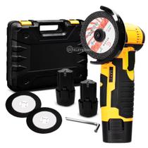 Esmerilhadeira Lixadeira Angular Sem Fio 12V com 2 Baterias e Maleta BOM9703 Esmerilhadeira Lixadeira Angular Sem Fio 12V com 2 Baterias e Maleta BOM9703