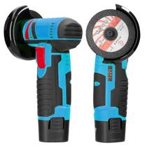 Esmerilhadeira Lixadeira Maquina Polimento Portátil Bateria Recarregável 12v Sem Fio