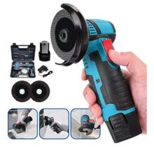 Esmerilhadeira Lixadeira Profissional Angular Sem Fio Bivolt Cor Preto 110v/220v