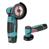 Esmerilhadeira Portatil Serra Lixadeira Sem Fio Angular Polimento Corte Ferro Aço Ceramica Madeira Resistente Multiuso Potente Cabo Ergonomico Seguro