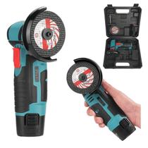 Esmerilhadeira Portatil Serra Lixadeira Sem Fio Angular Recarregável