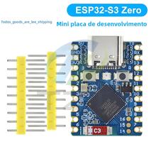 ESP32-S3-Zero Mini Placa de Desenvolvimento WiFi Bluetooth Tamanho Ultra-pequeno ESP32 C3 S3 ESP 32 ESP32-S3-Zero Mini Placa de Desenvolvimento WiFi Bluetooth Tamanho Ultra-pequeno ESP32 C3 S3 ESP 32