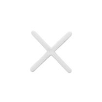 Espaçador 2,0mm Branco com 100 Unidades para Assentamento de Revestimento Cerâmico