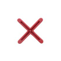 Espaçador 3,0mm Vermelho com 100 Unidades - Facilita Assentamento de Revestimento Cerâmico