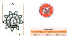 Espaçador Circular - Cobrimento 20mm - 1.000 peças