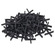 Espaçador Cruzeta (100 UNIDADES) COR: PRETO -ECOLIDER