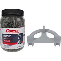 Espacador De Piso Cortag Duplo ''T'' 3Mm + 6Mm Com 400 Pecas Espacador De Piso Cortag Duplo ''T'' 3Mm + 6Mm Com 400 Pecas