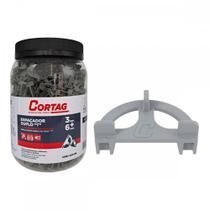 Espacador De Piso Cortag Duplo ''T'' 3Mm + 6Mm Com 400 Pecas Espacador De Piso Cortag Duplo ''T'' 3Mm + 6Mm Com 400 Pecas