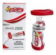 Espaçador Infantil Bombinha Asma Alergia Tubo De Alumínio