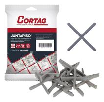 Espaçador Junta Piso Porcelanato Cruzeta Cortag 1,5 Mm 100 Un