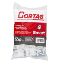 Espacador Nivelador 2mm 100un Cortag - Alta Durabilidade Espacador Nivelador 2mm 100un Cortag - Alta Durabilidade