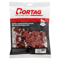 ESPAÇADOR / NIVELADOR DE PISO AZULEJO PORCELANATO 1,5mm CORTAG C/50un - ECO VERMELHO