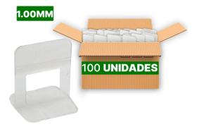 Espaçador nivelador de piso com 100 peças tamanho: 1.0mm tit